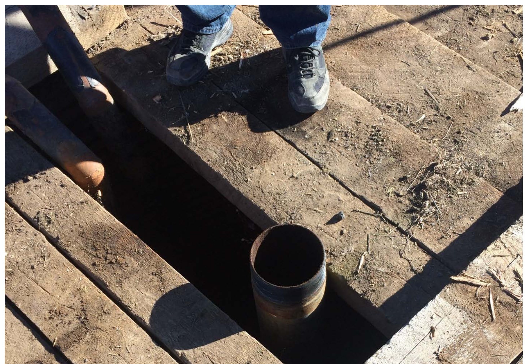 OG-1 geothermal well before pressure-temperature logging